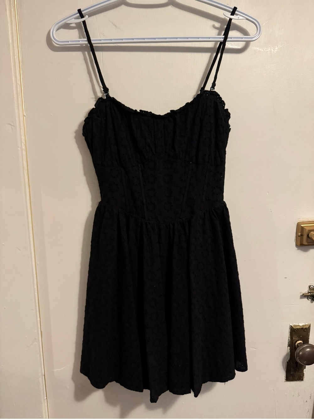 Women’s Black Spaghetti Strap Sundress